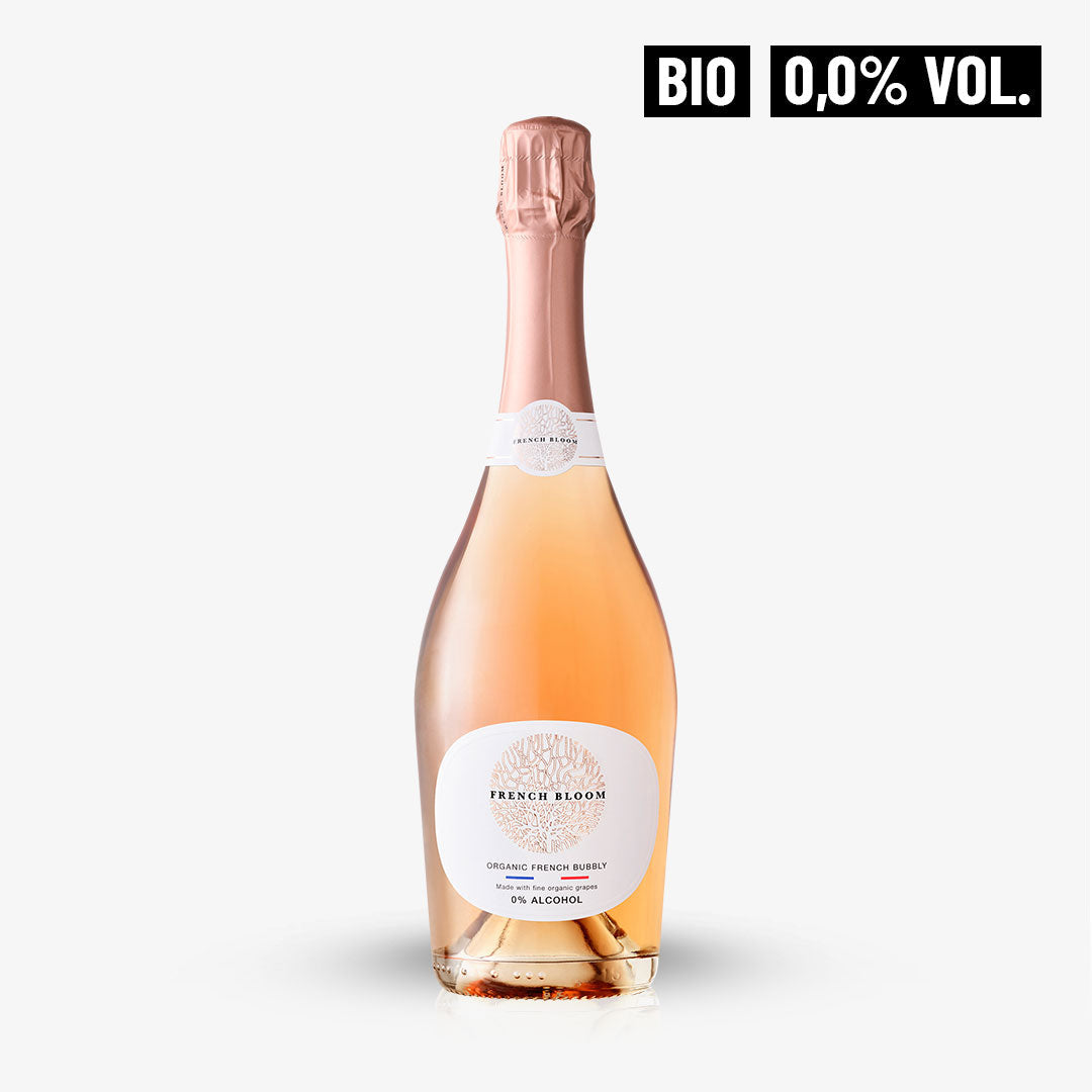 FRENCH BLOOM Rosé BIO: alkoholfrei von der Familie Frèrejean-Taittinger