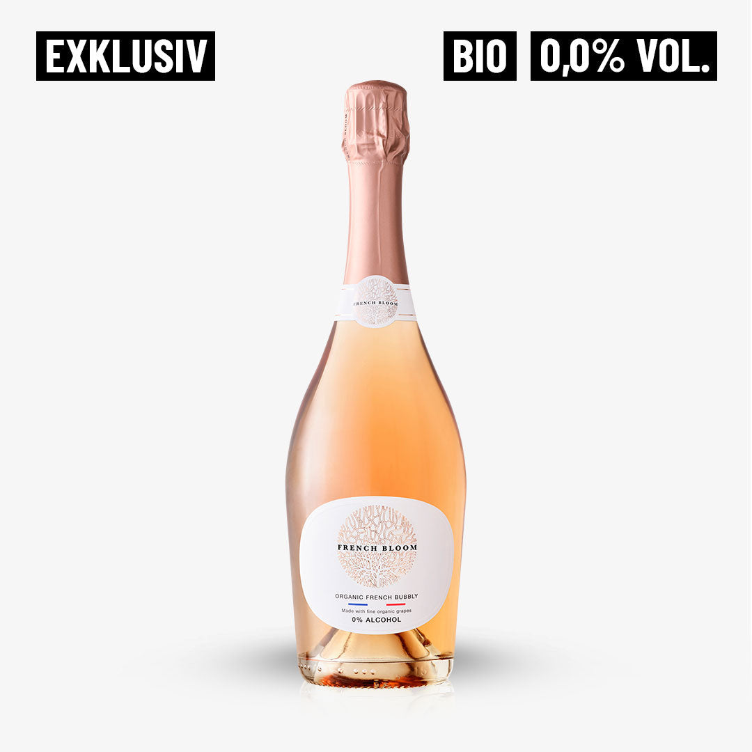 FRENCH BLOOM Rosé BIO: alkoholfrei von der Familie Frèrejean-Taittinger